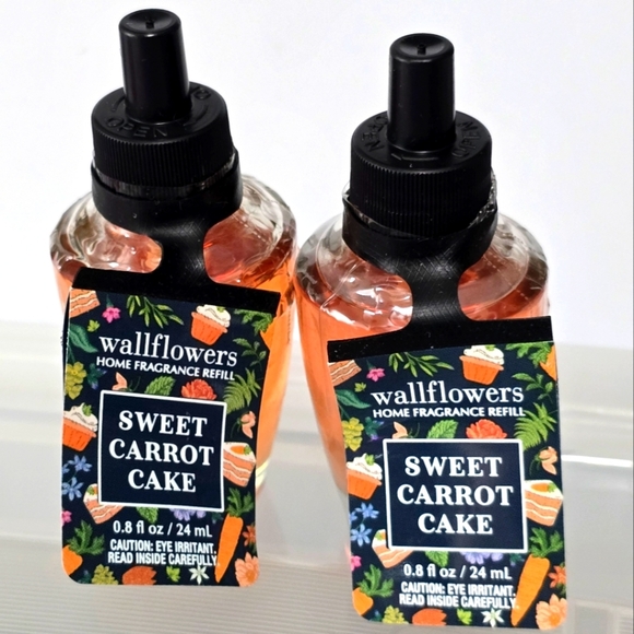 Bath & Body Works Other - Bath & body works sweet carrot cake wallflower refills 2 new